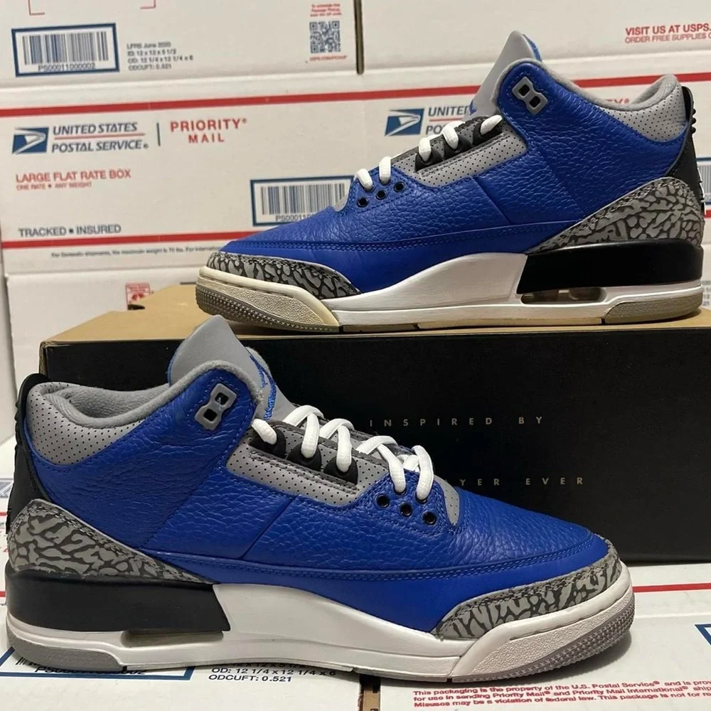 Nike Air Jordan 3 Retro “Varsity Royal” 2020 Streetwear shoes sneakers hype